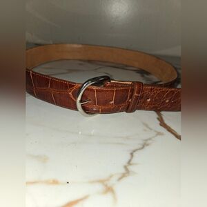 Genuine American Alligator Mens Belt, Size 33, Asking $180.00